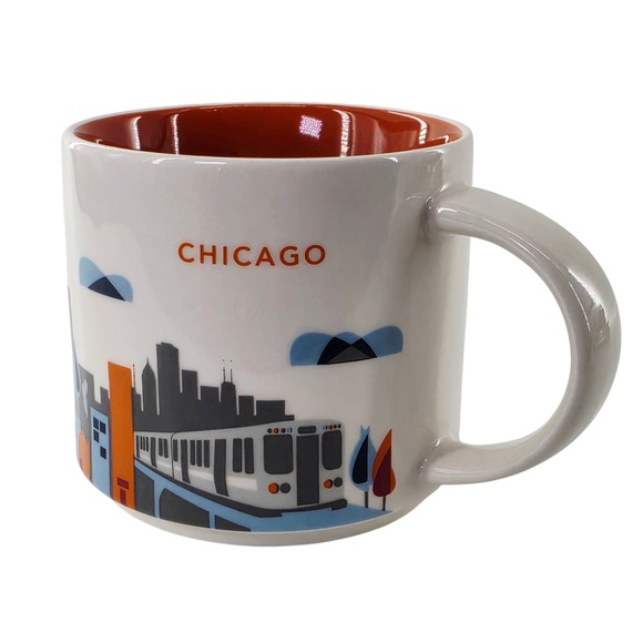 Starbucks Other - Starbucks You Are Here Collection Chicago 14oz City Skyline Ceramic Coffee Cup
